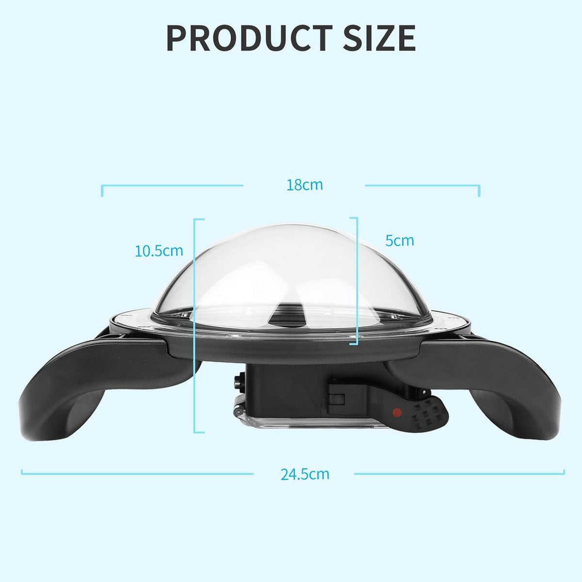 Dome Port Lens for GoPro Hero 9/10 Black Waterproof Case K422