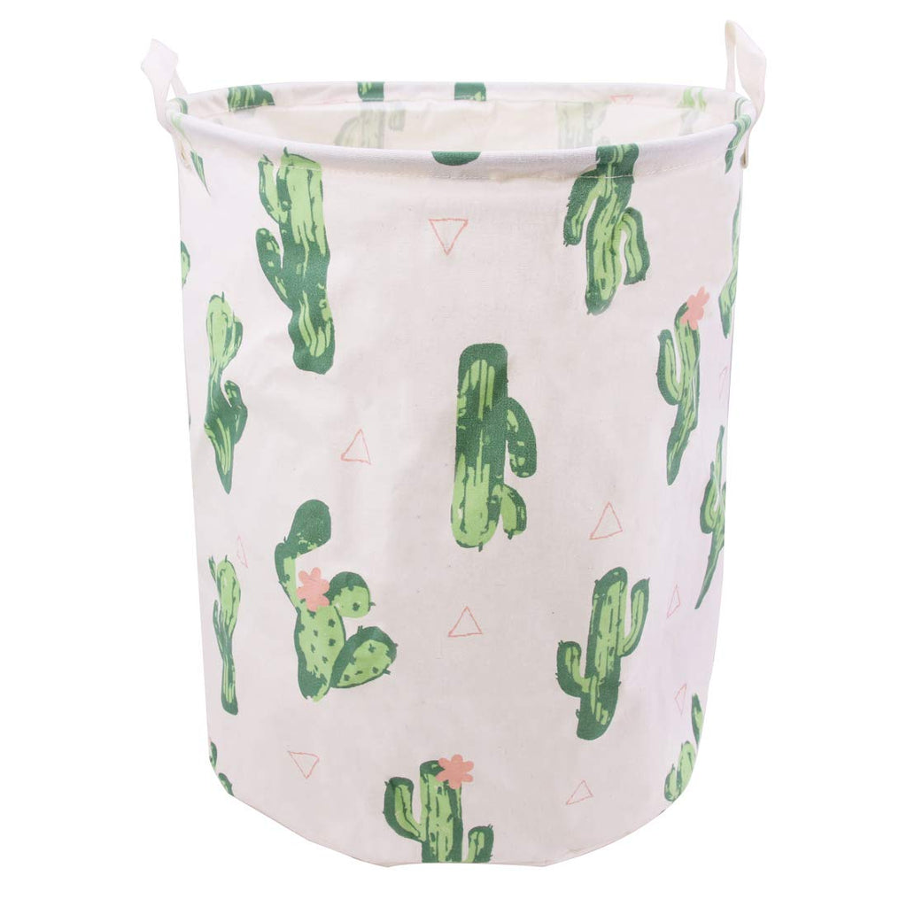 Large Canvas Fabric Waterproof Laundry Basket with Handles S2364