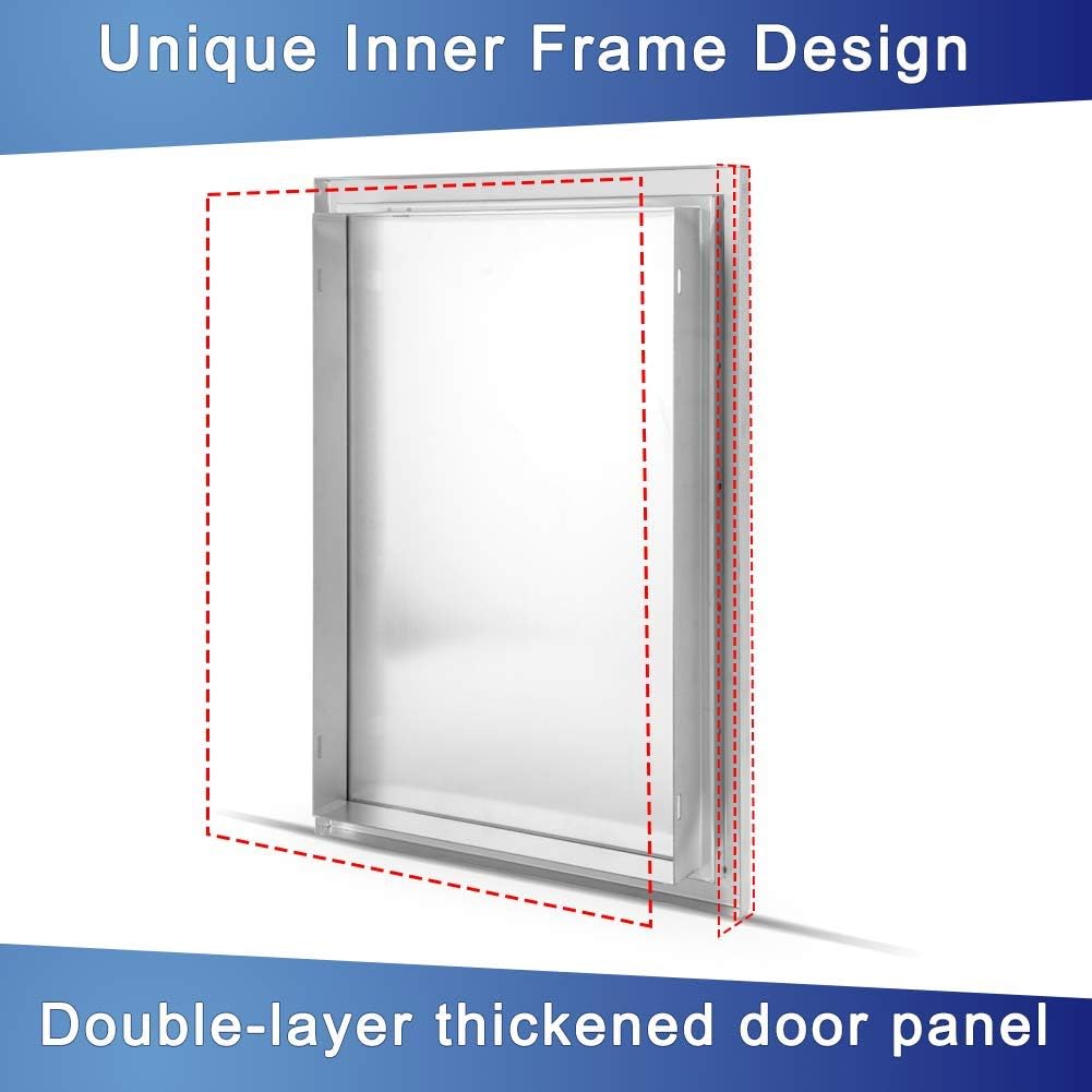 18 W x 21 H Stainless Steel Single Access Door Y140744