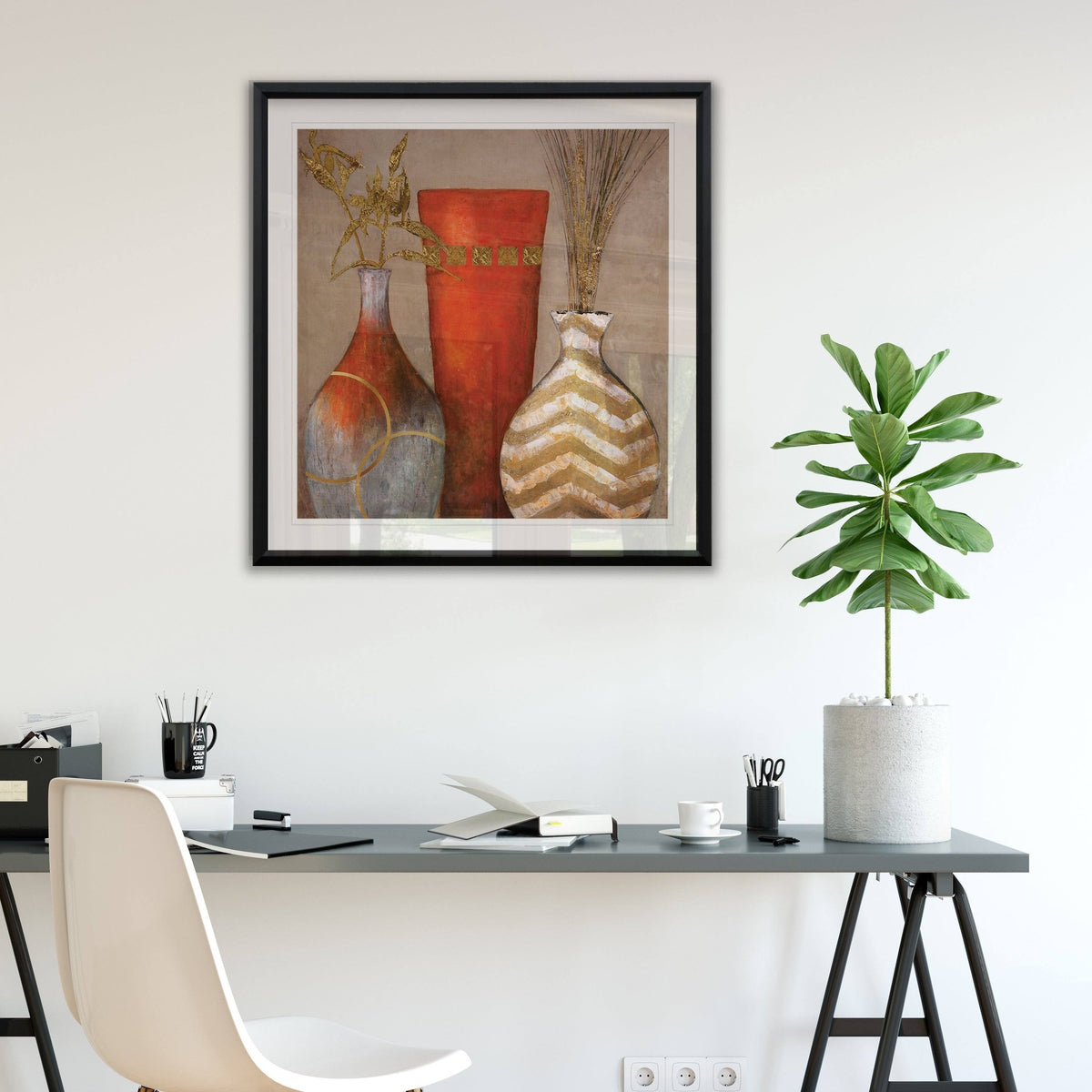 Framed Giclee Print 24x24 V918