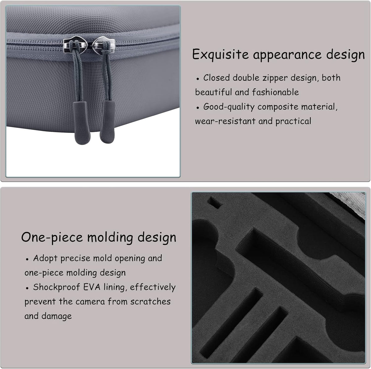 Grey EVA Camera Carrying Case Y77952