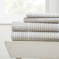 Sage California King Patterned Sheet Set B6868