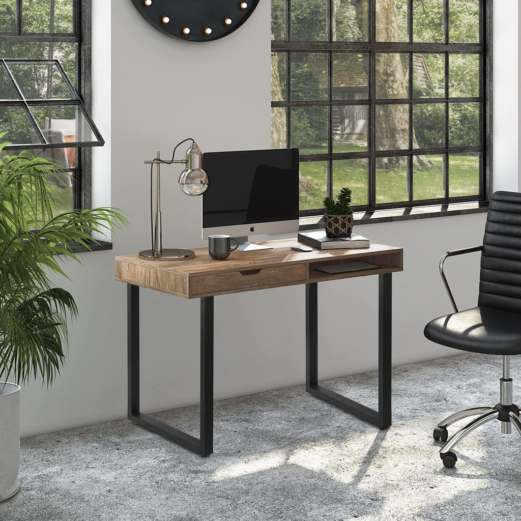 28'' Height 17.7'' Wide Black Metal Table Legs 2 PCS I491386