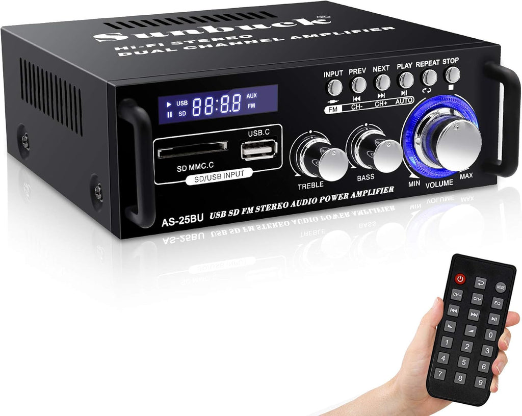180W Wireless Bluetooth Stereo Amplifier U508077