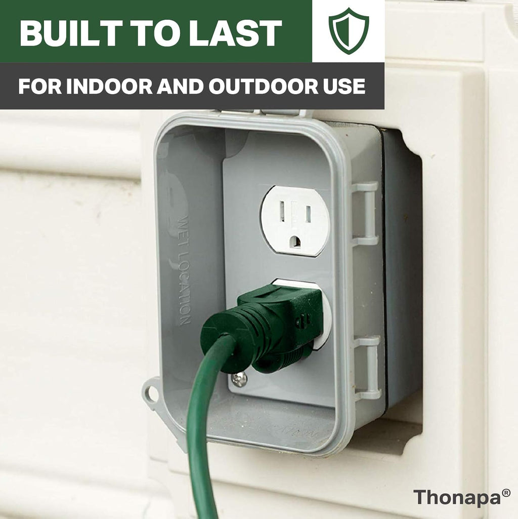 100 Ft Outdoor Extension Cord 16/3 Green T504770