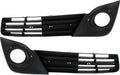Toyota Camry Fog Light Cover 2012 2013 2014 Driver and Passenger Side Pair Set Textured with Fog Light Hole Q805