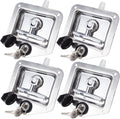 4 Pack Stainless-Steel T Handle Lock with Gasket and Keys Y716