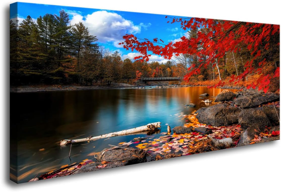 Wall Art Canvas Prints Beach Sunset Ocean Waves Painting W45547
