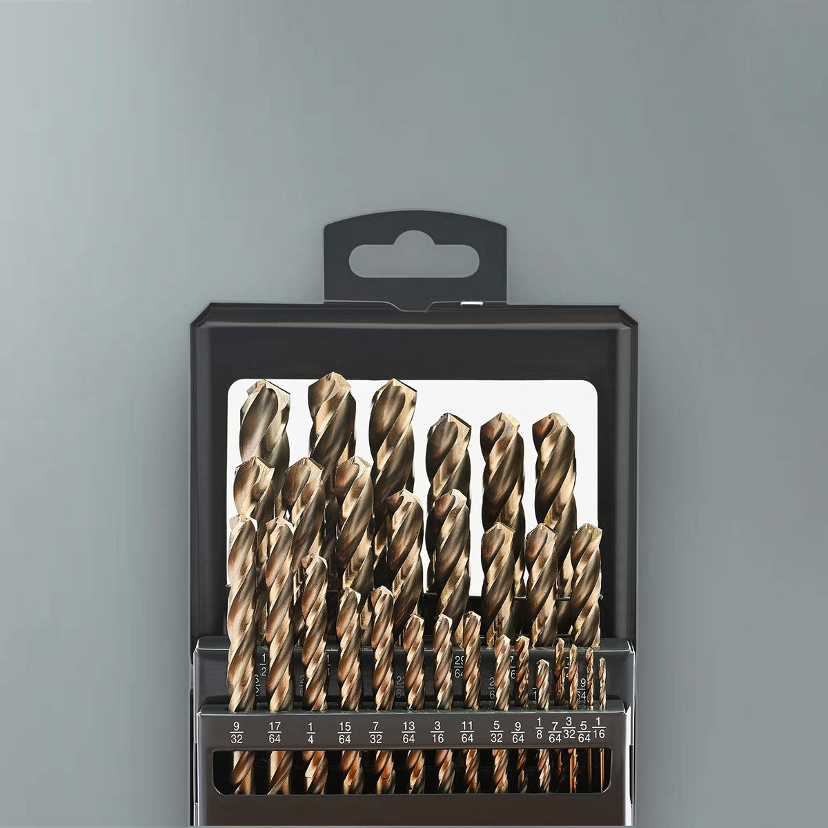 29 Pc HSS Cobalt Drill Bits Set 1/16 to 1/2 J220