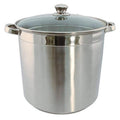 Stainless Steel 8 Quart Stock Pot with Glass Lid F404
