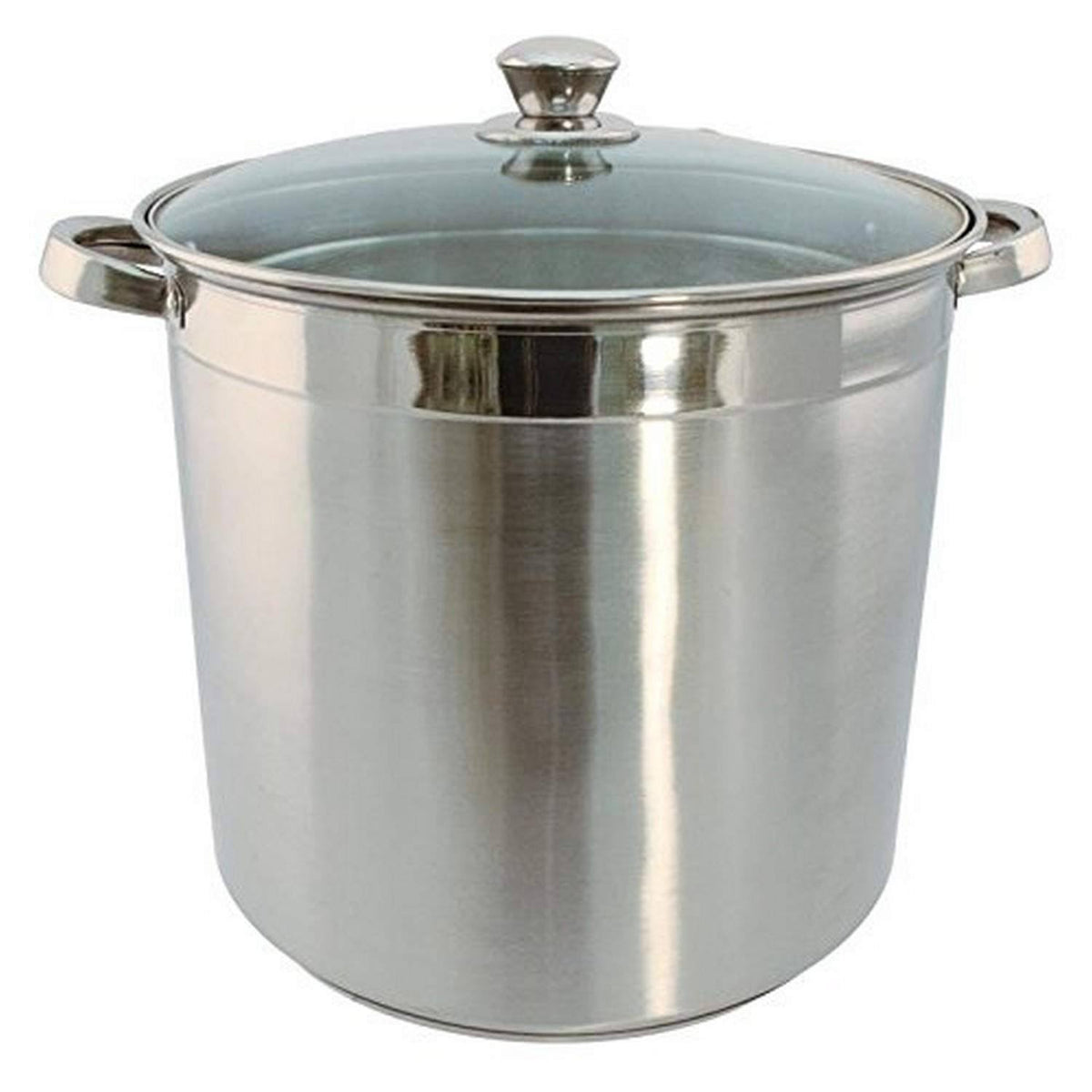 Stainless Steel 8 Quart Stock Pot with Glass Lid F404