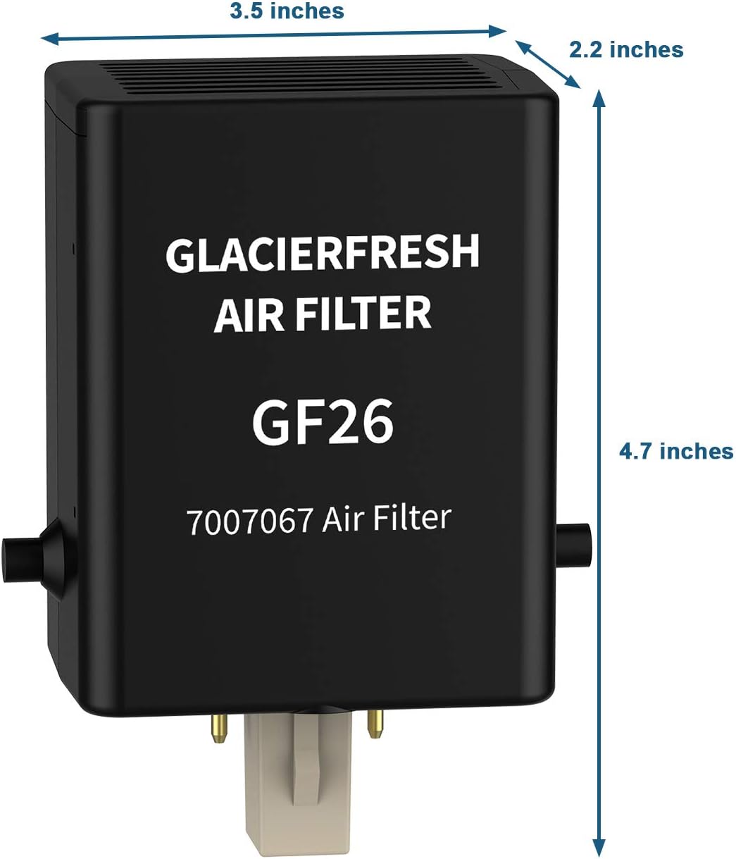 Air Purification Cartridge Refrigerator Air Filter Pack of 1 H6669