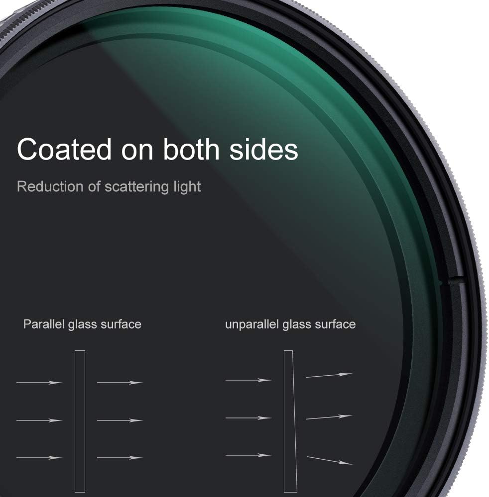 52mm Variable ND Filter ND8-ND128 3-7 Stop Q958