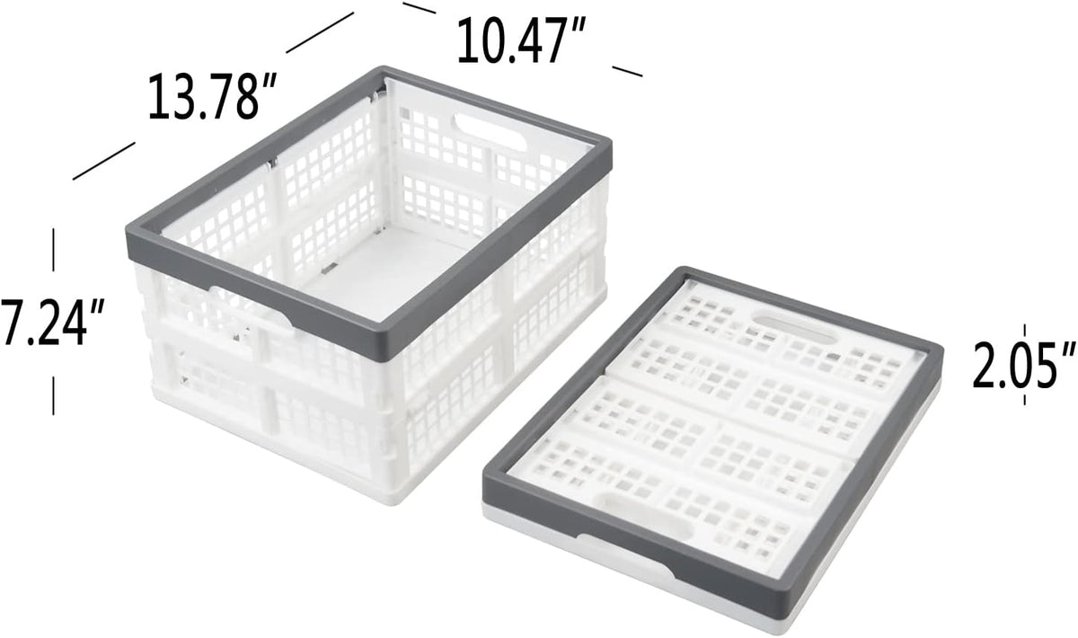 16 L Plastic Collapsible Storage Crates J734