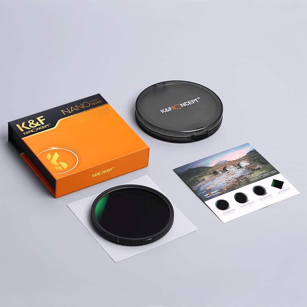 52mm Variable ND Filter ND8-ND128 3-7 Stop Q958