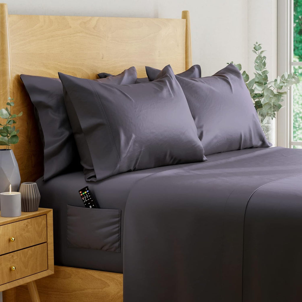 King Size Eucalyptus Sheets 6 pcs V7864