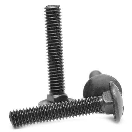 5/16 inch-18 x 3 inch Grade 5 Coarse Thread Carriage Bolt Black Oxide Pk 100 O604584