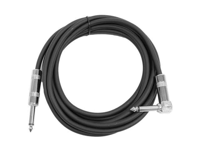 8 Pack of 10 Foot Multi-Color Right Angle to Straight Guitar Cables G7148