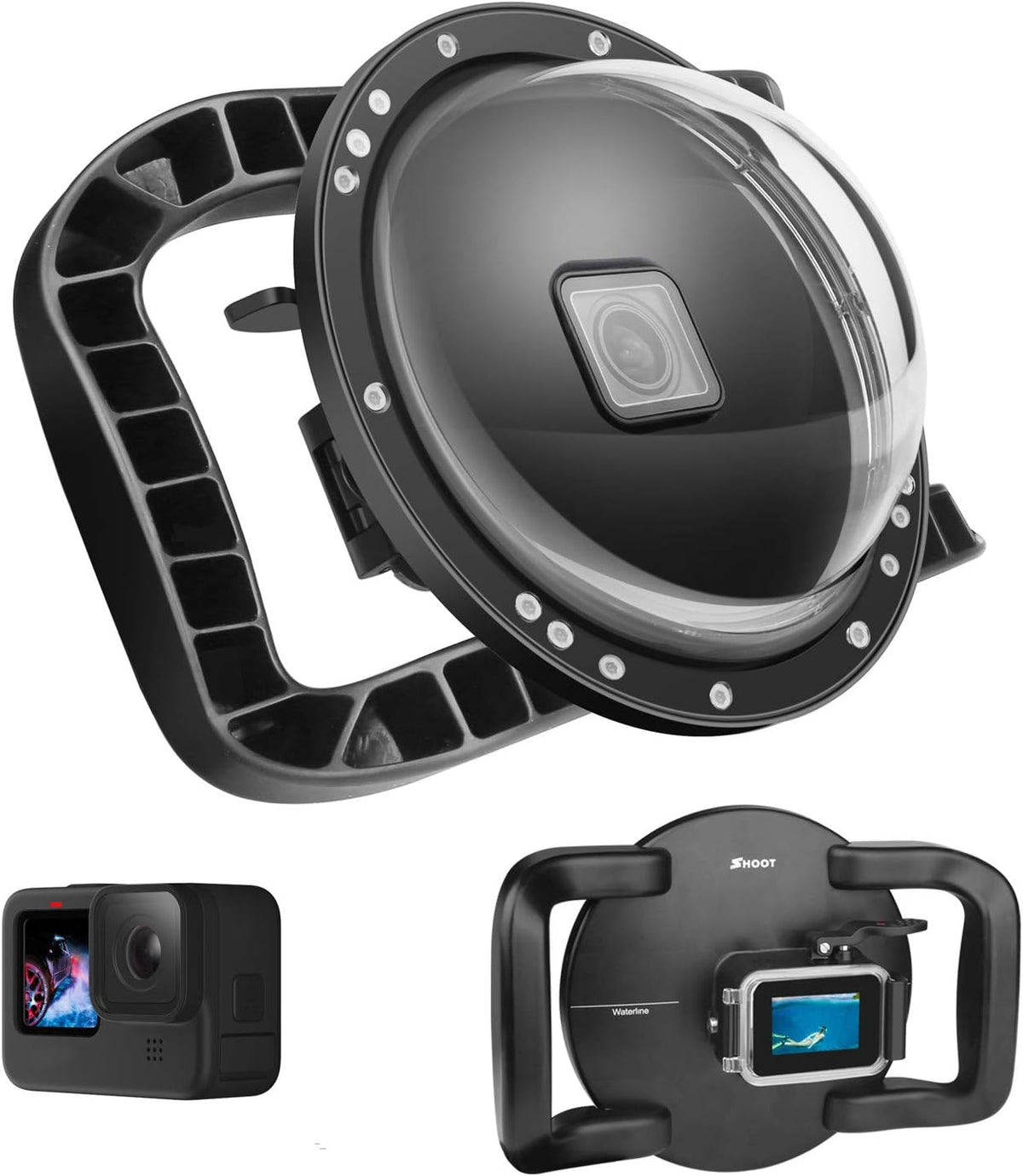 Dome Port Lens for GoPro Hero 9/10 Black Waterproof Case K422