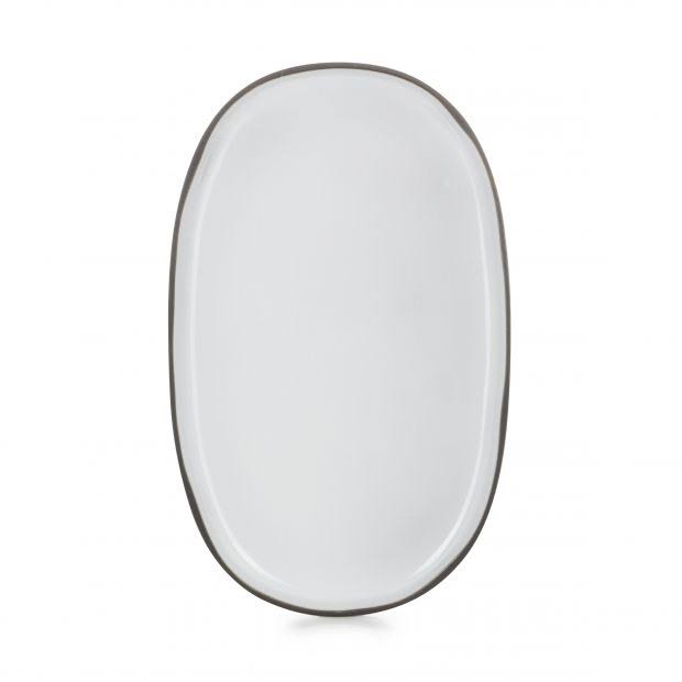 Large Oval Service Plate 7 Colors I947