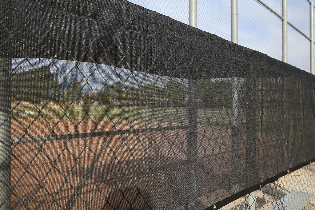 12 FT X 16 FT Heavy Duty Black Knitted Mesh Tarp with Grommets D846275