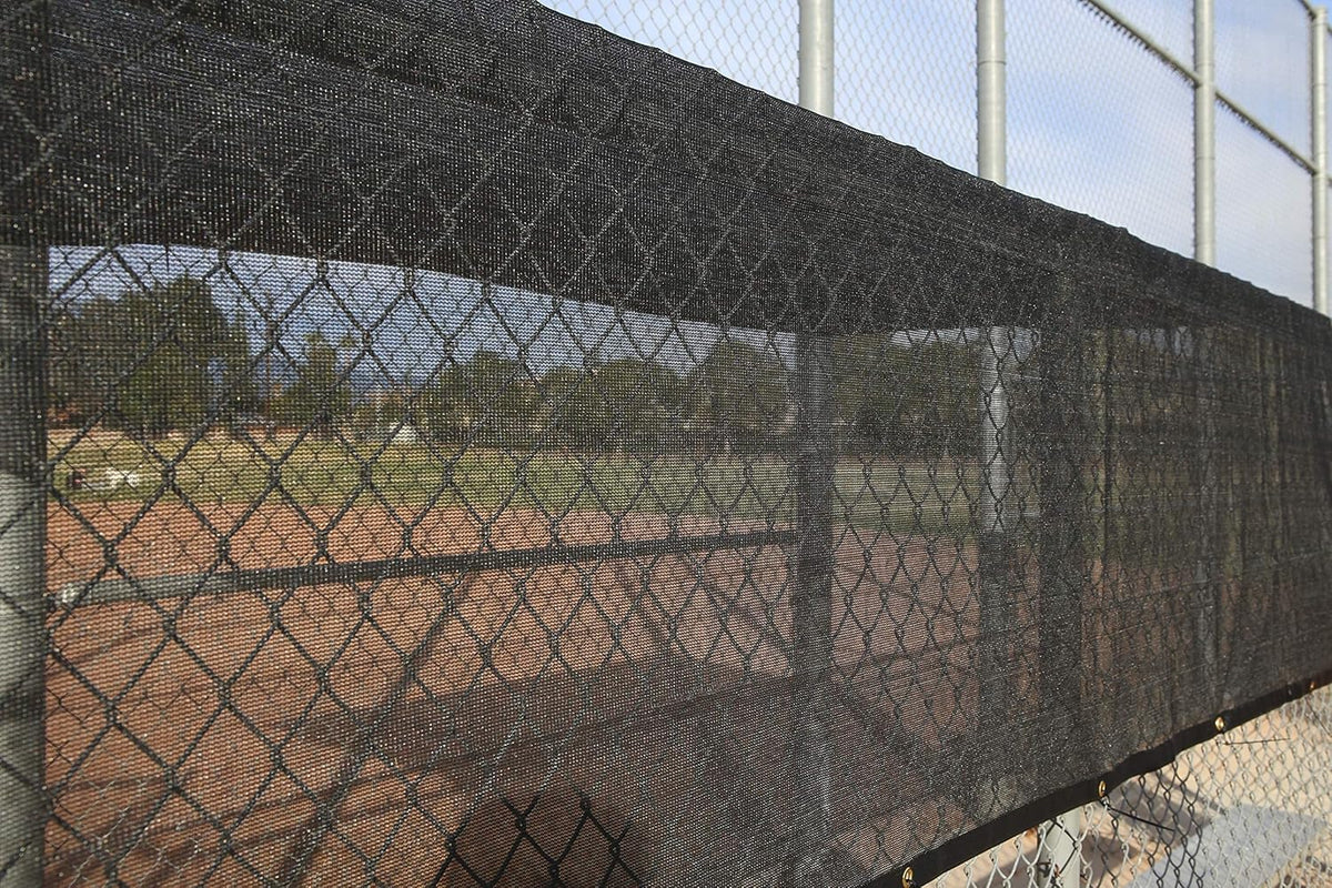 12 FT X 16 FT Heavy Duty Black Knitted Mesh Tarp with Grommets D846275