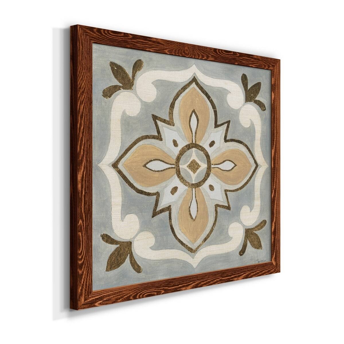 Framed Canvas 24x24 Black J411