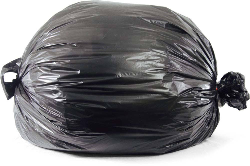 55 Gallon 1.3 Mil LLDPE Two Handle Trash Bags B473