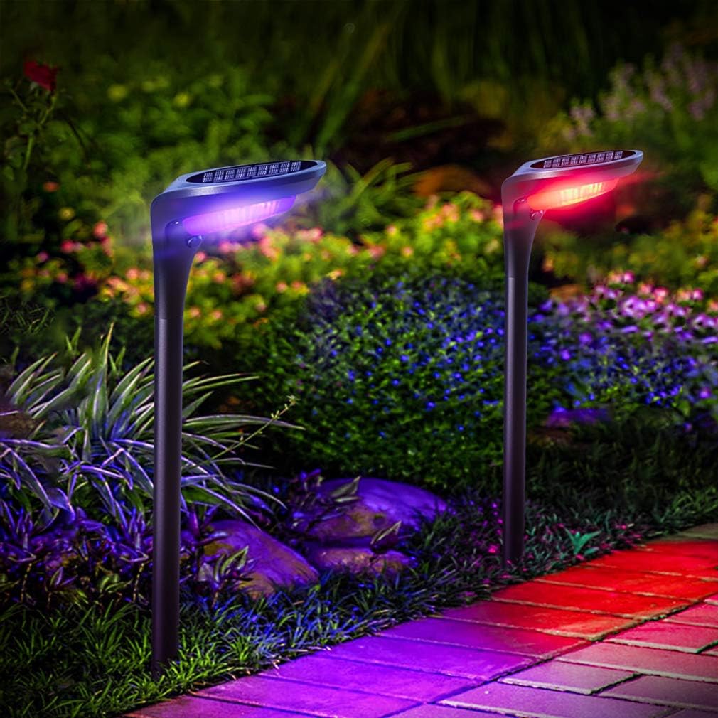 4 Pack Waterproof Solar Pathway Lights Y5539