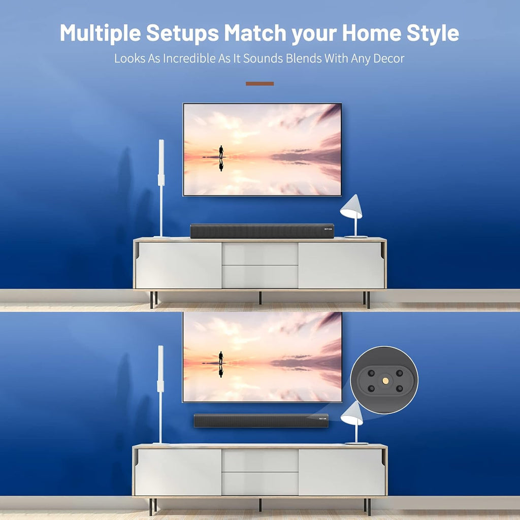 100W Wireless TV Sound Bar with HDMI-ARC X47872
