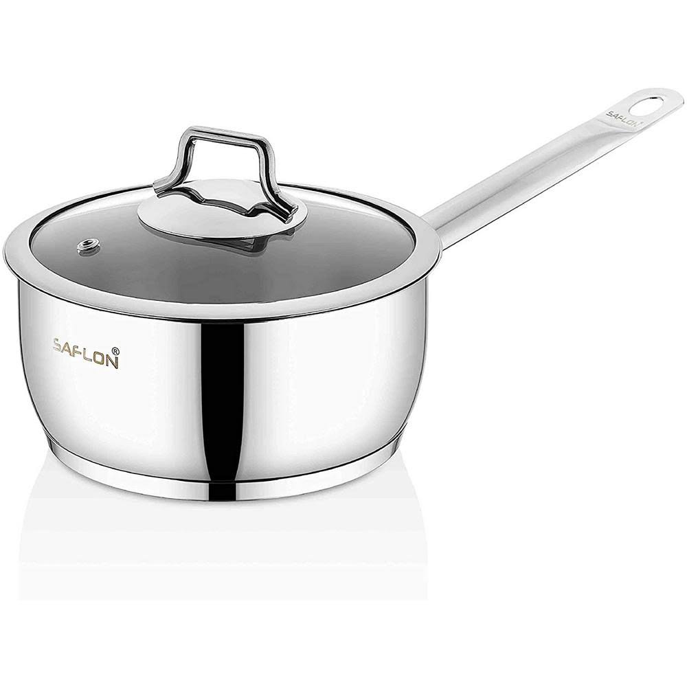 3 qt. Stainless Steel Sauce Pan with Glass Lid L71924