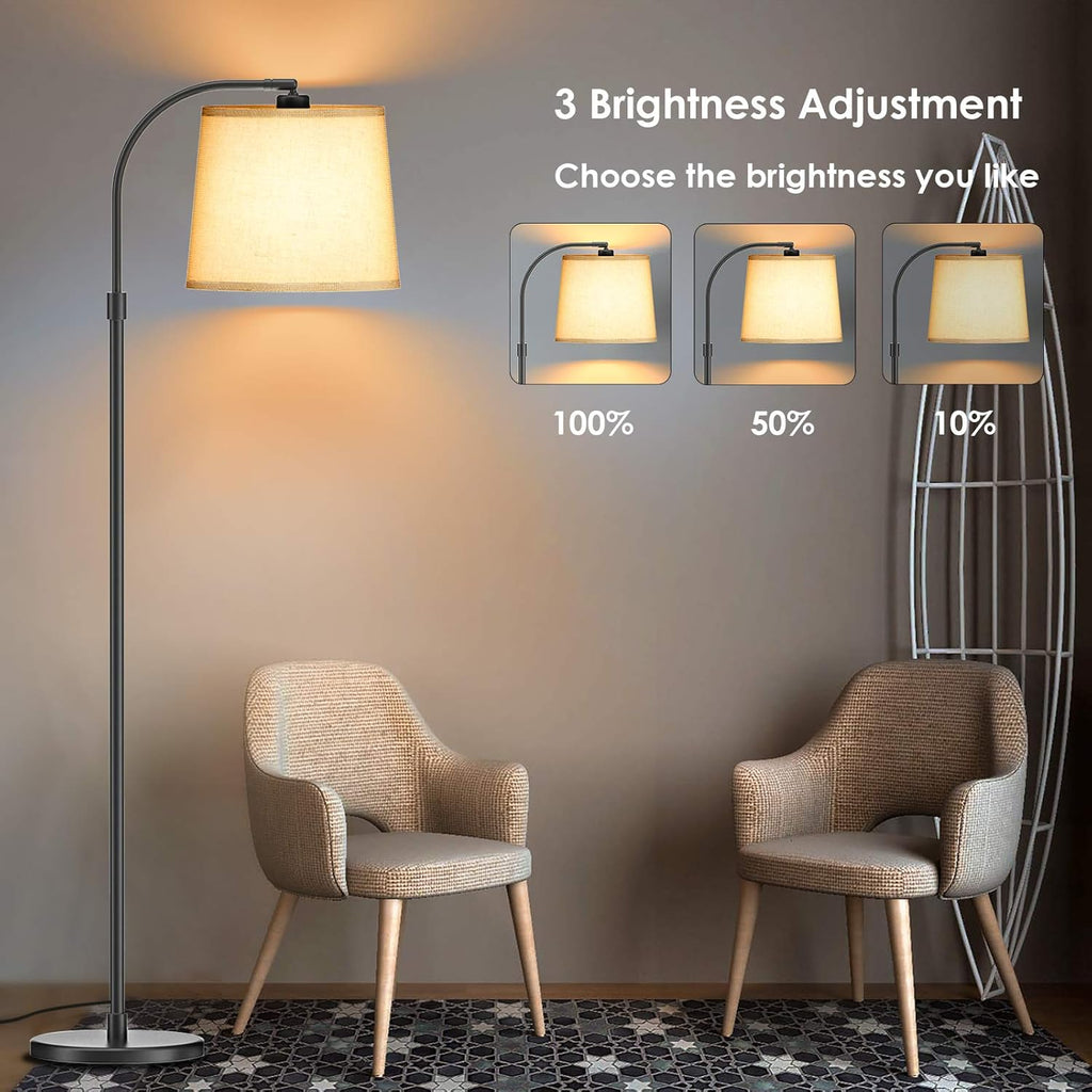 Black LED Floor Lamp N90690
