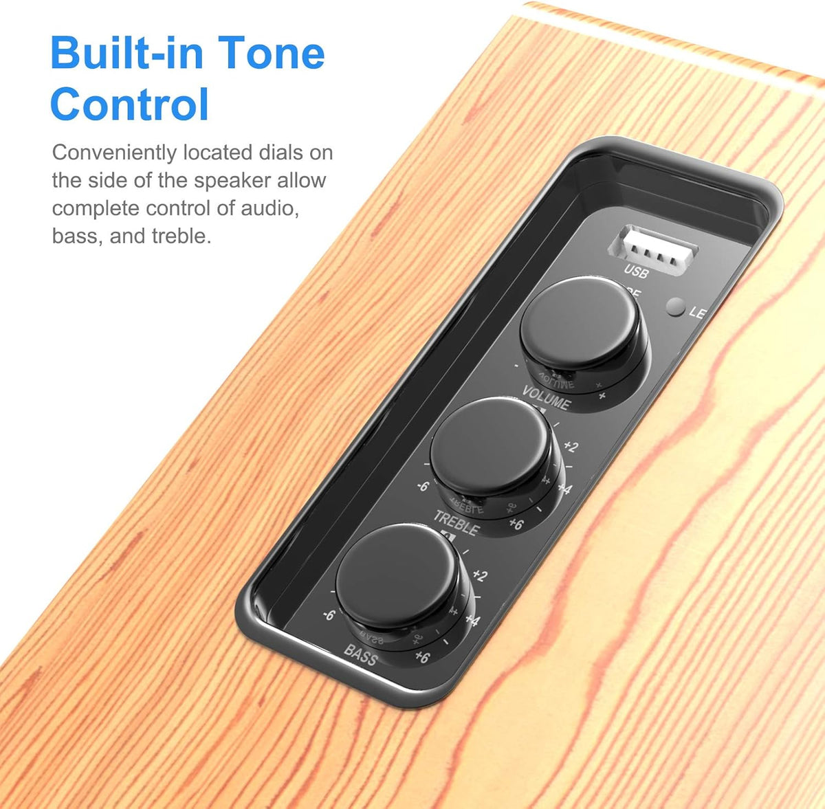 50W Bluetooth Bookshelf Speakers T16343
