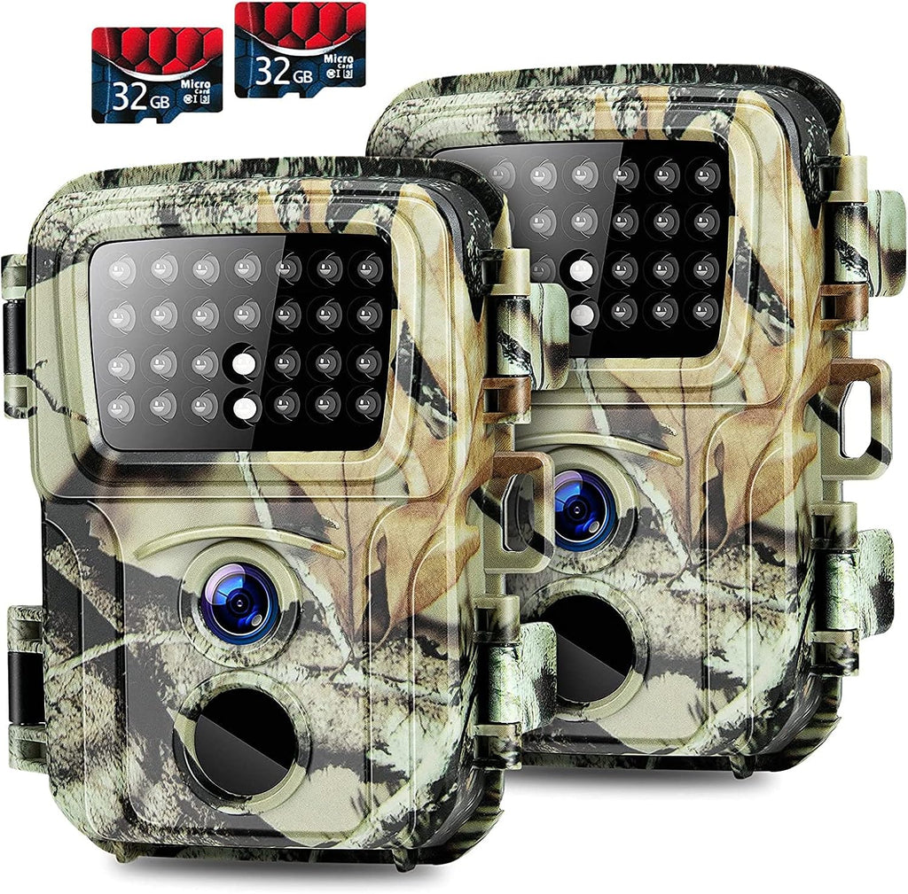 2 Pack 20MP 1080P Trail Camera with Night Vision E613