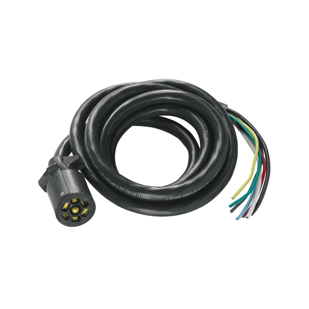 7-Way Connector Trailer End 8 ft. Cable F770606