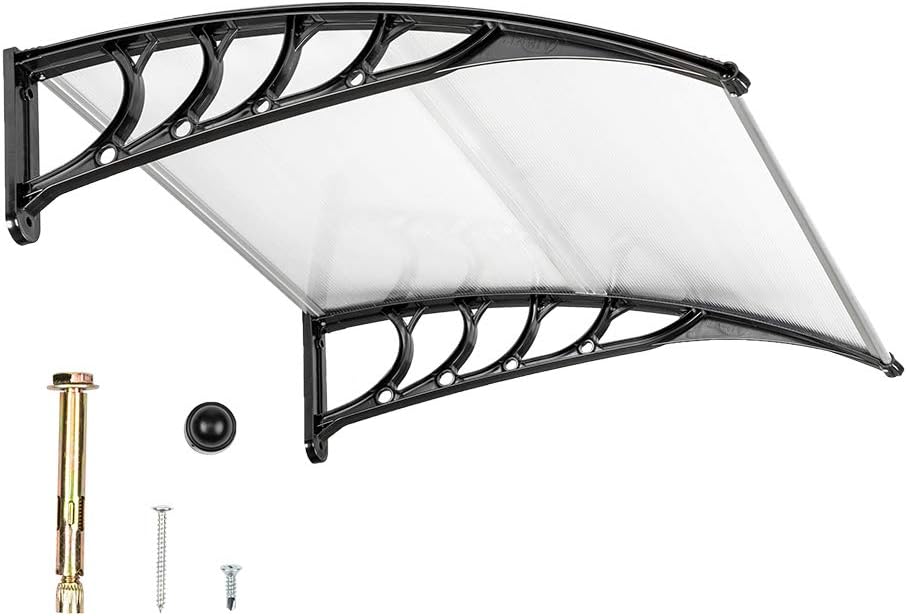 40 x 40 Polycarbonate Window Awning Door Canopy X50196