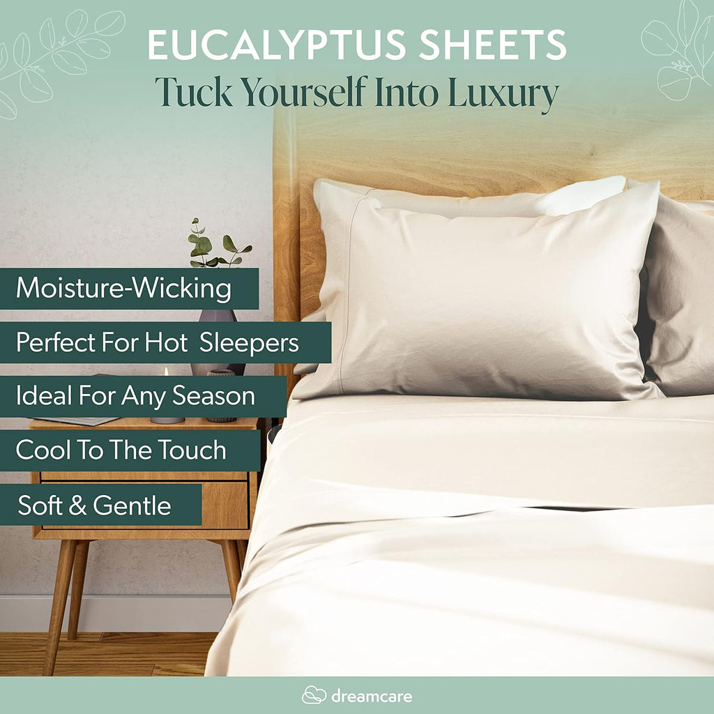 King Size Eucalyptus Sheets 6 pcs V7864