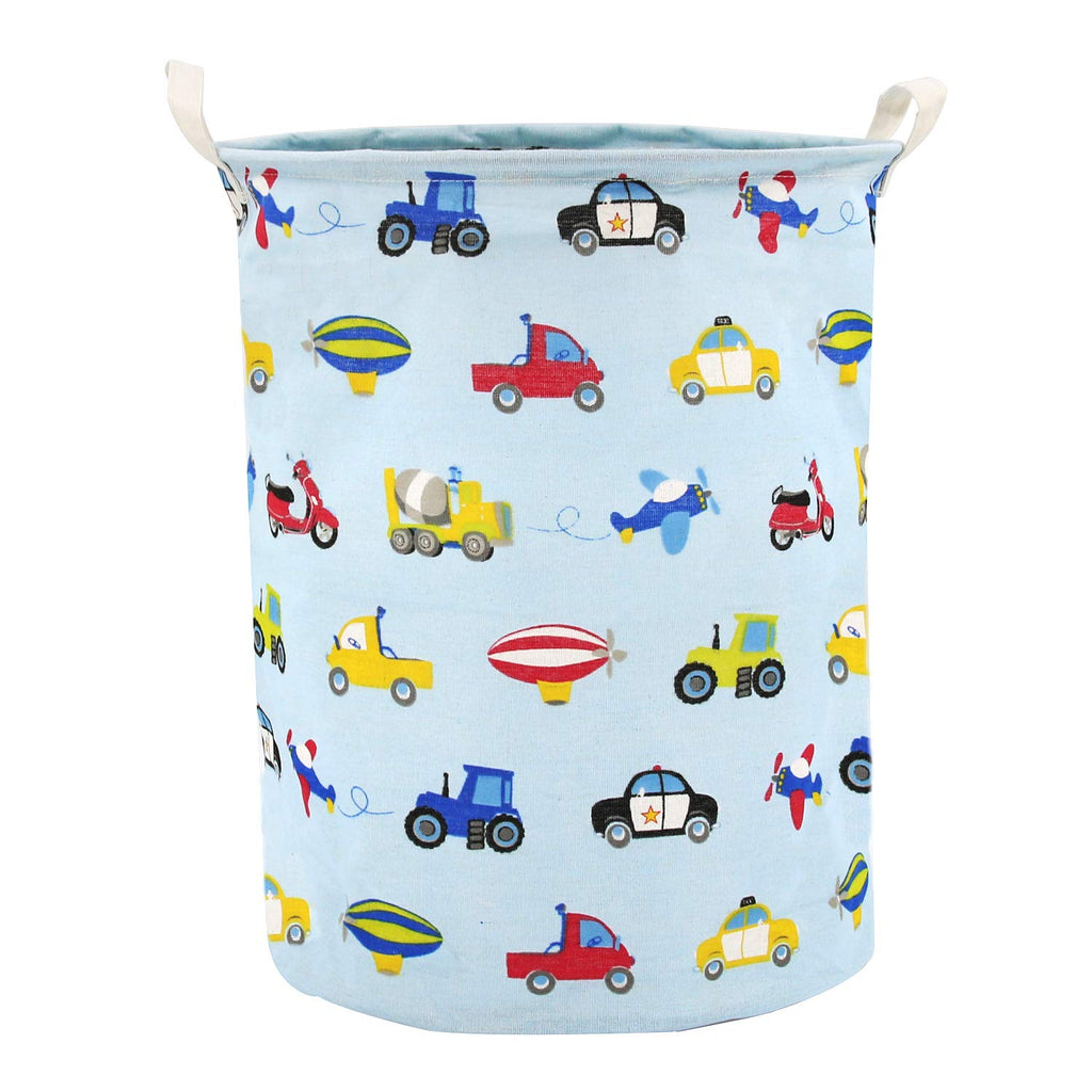 Large Canvas Fabric Waterproof Laundry Basket with Handles S2364
