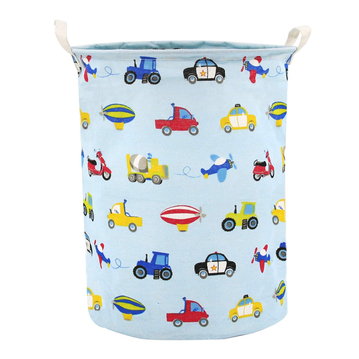 Large Canvas Fabric Waterproof Laundry Basket with Handles S2364