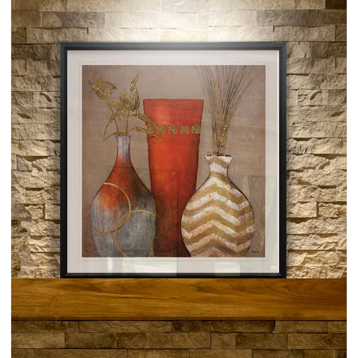 Framed Giclee Print 24x24 V918