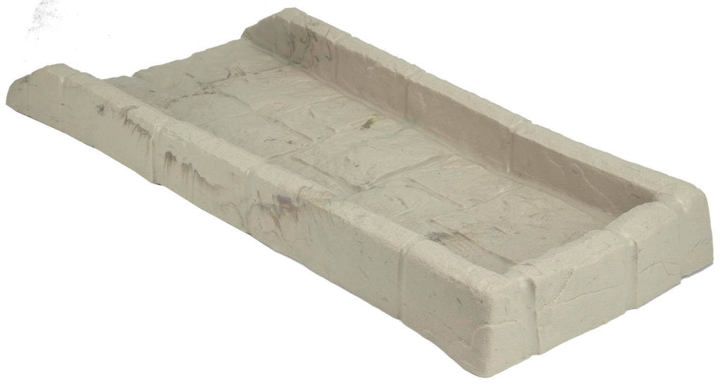 Light Taupe Rain Gutter Downspout Splash Block 6 Pack B70798