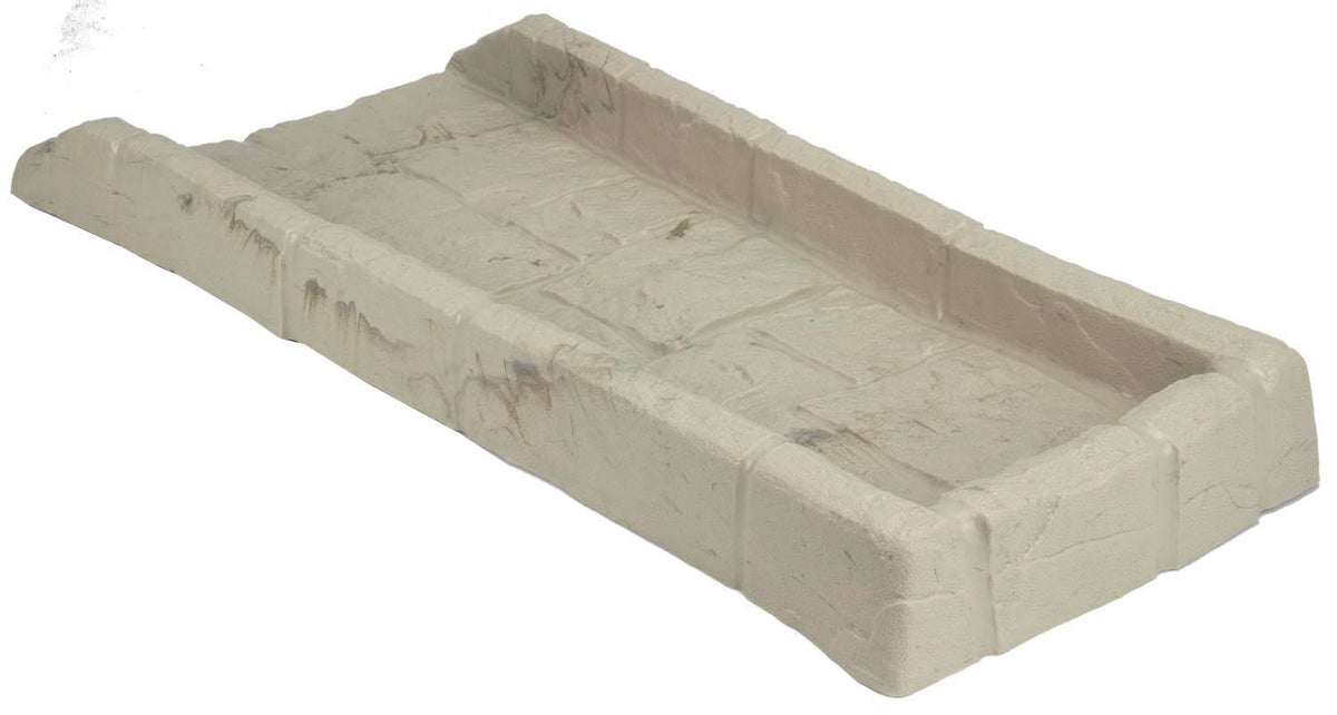 Light Taupe Rain Gutter Downspout Splash Block 6 Pack B70798