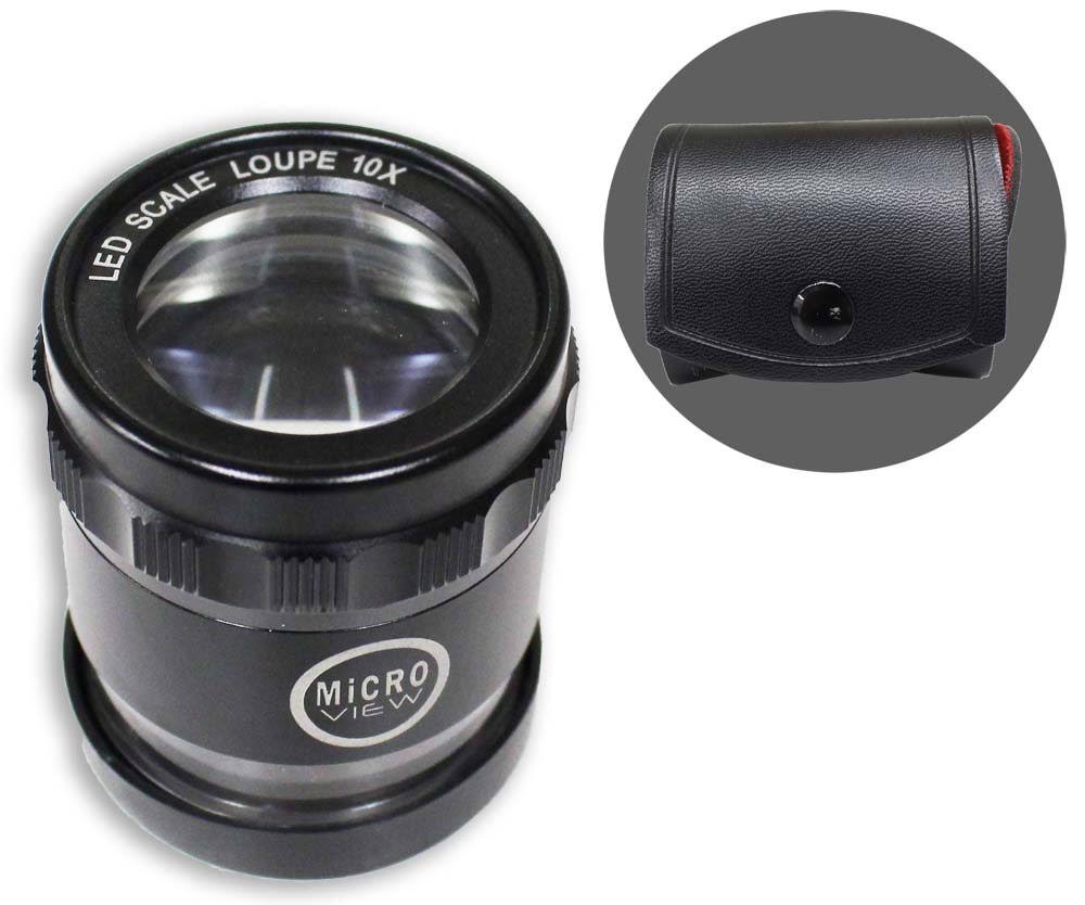 10x LED Illuminated Loupe with Scale S50976