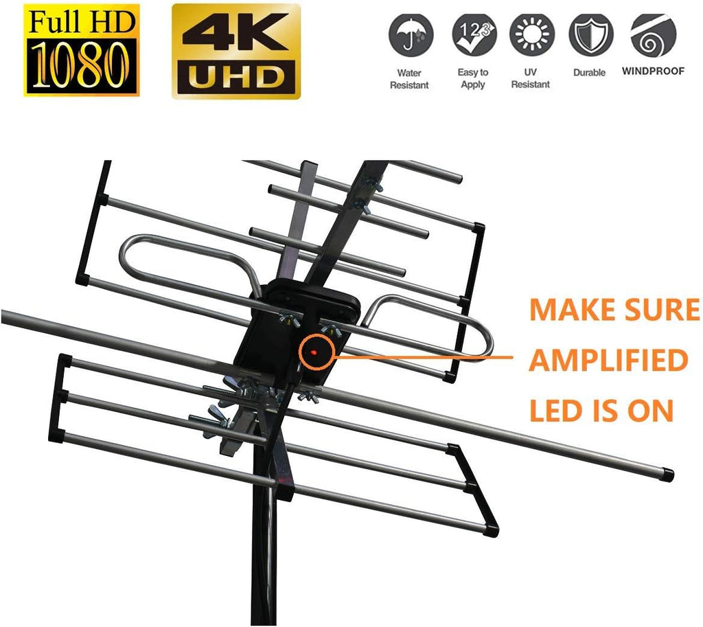 Digital Amplified Outdoor HDTV Antenna H8310