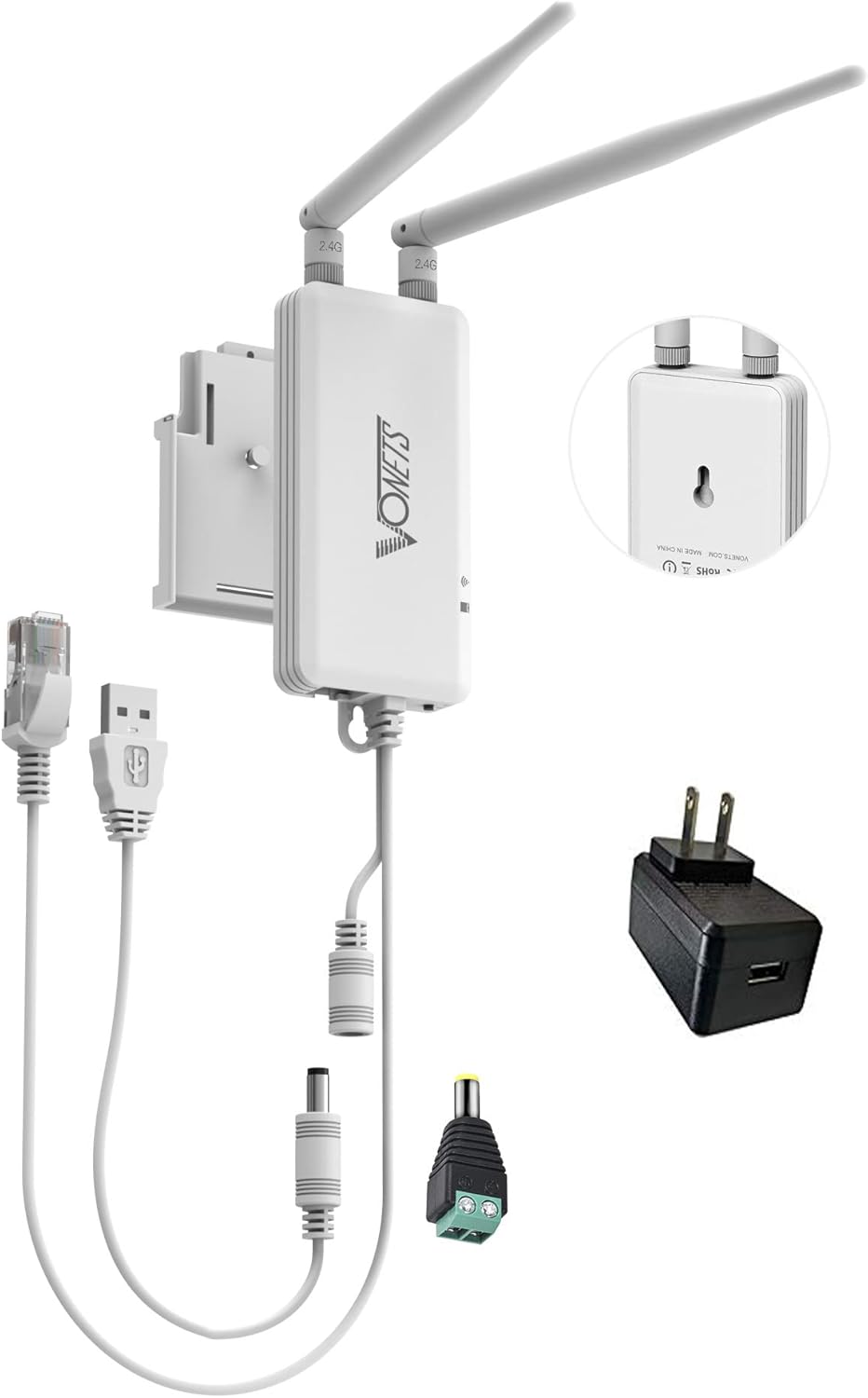 2.4GHz WiFi Bridge Ethernet Wireless Repeater Pack of 2 O256
