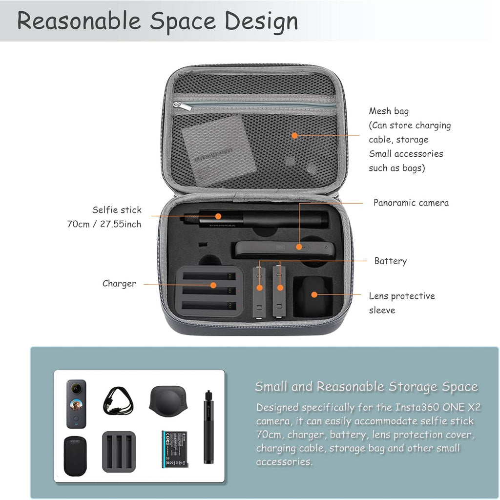 Grey EVA Camera Carrying Case Y77952