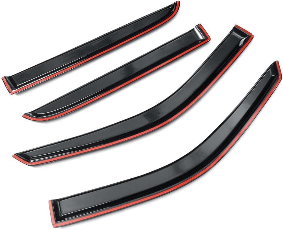 Dark Smoke Tape-on Window Visor Deflector V64912