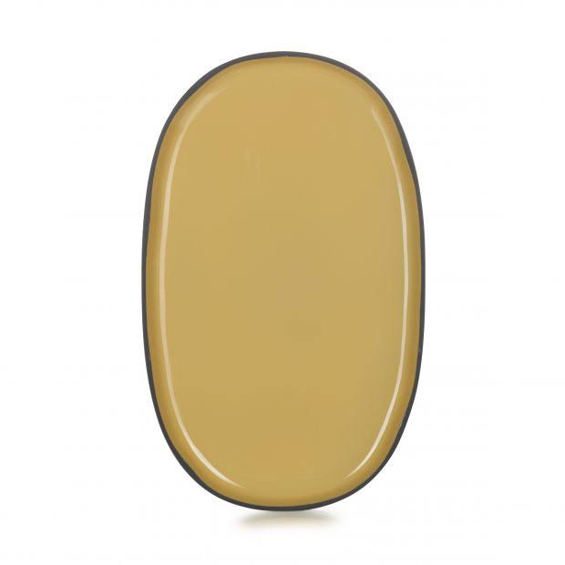 Large Oval Service Plate 7 Colors I947