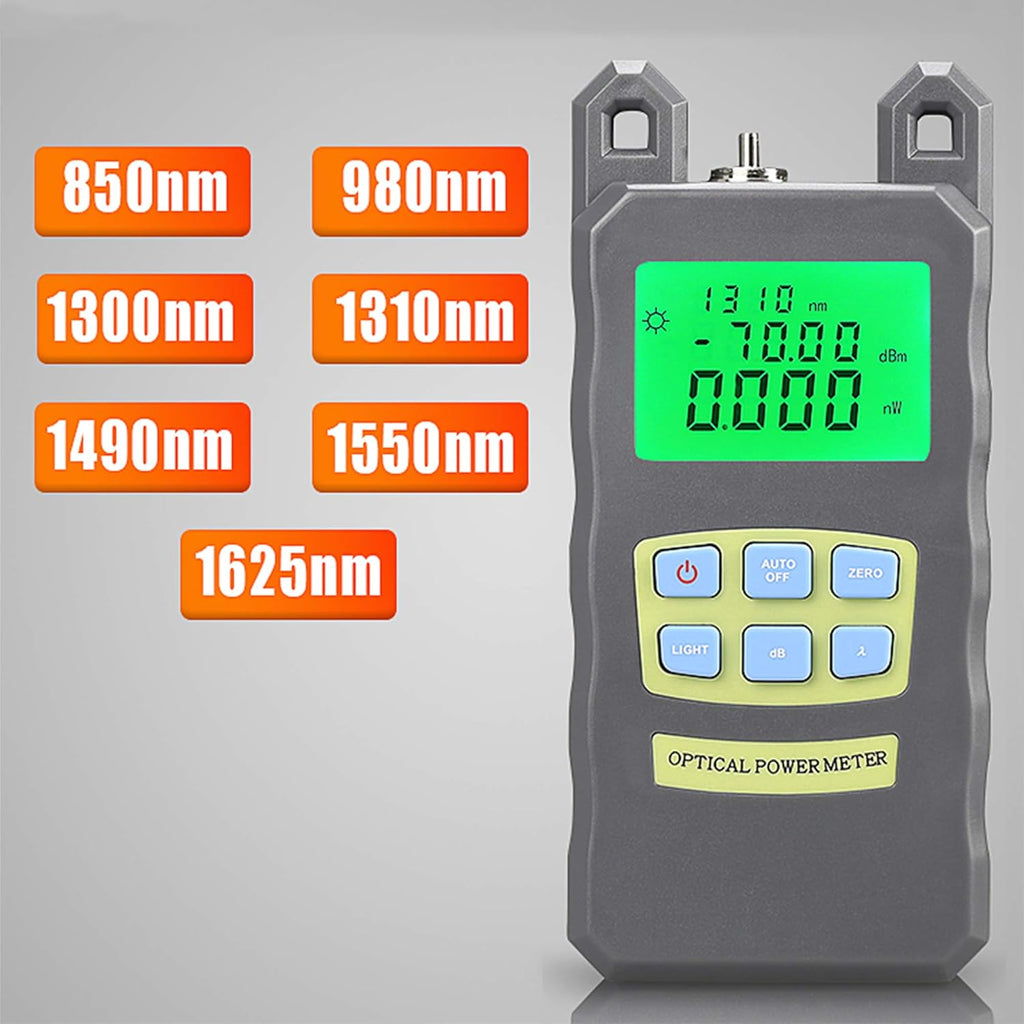 FTTH Fiber Cold Connection Tool Kit with Fiber Cleaver Visual Fault Locator Optical Power Meter O97299