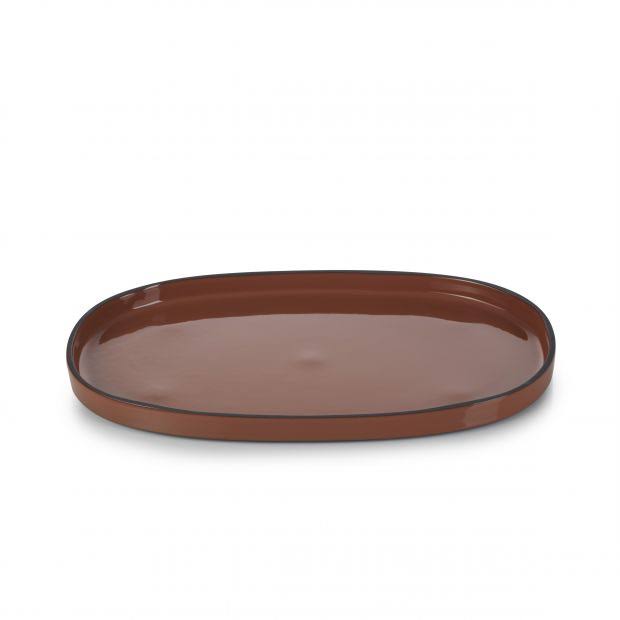 Large Oval Service Plate 7 Colors I947
